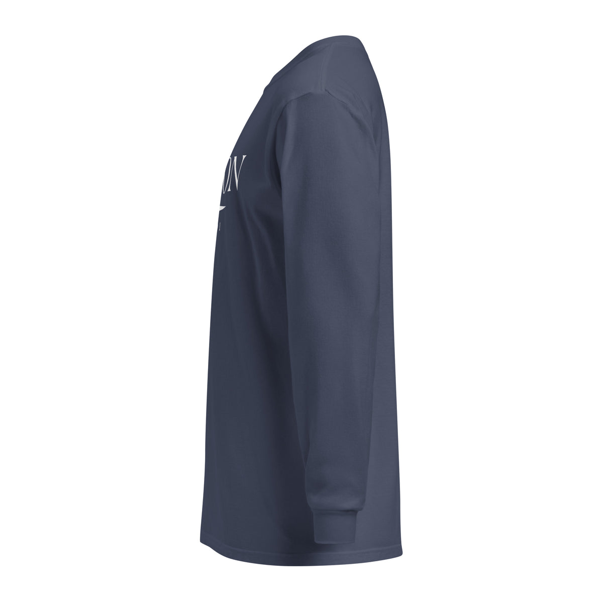 Nelson GA long sleeve shirt in Navy with white ink, North GA Local