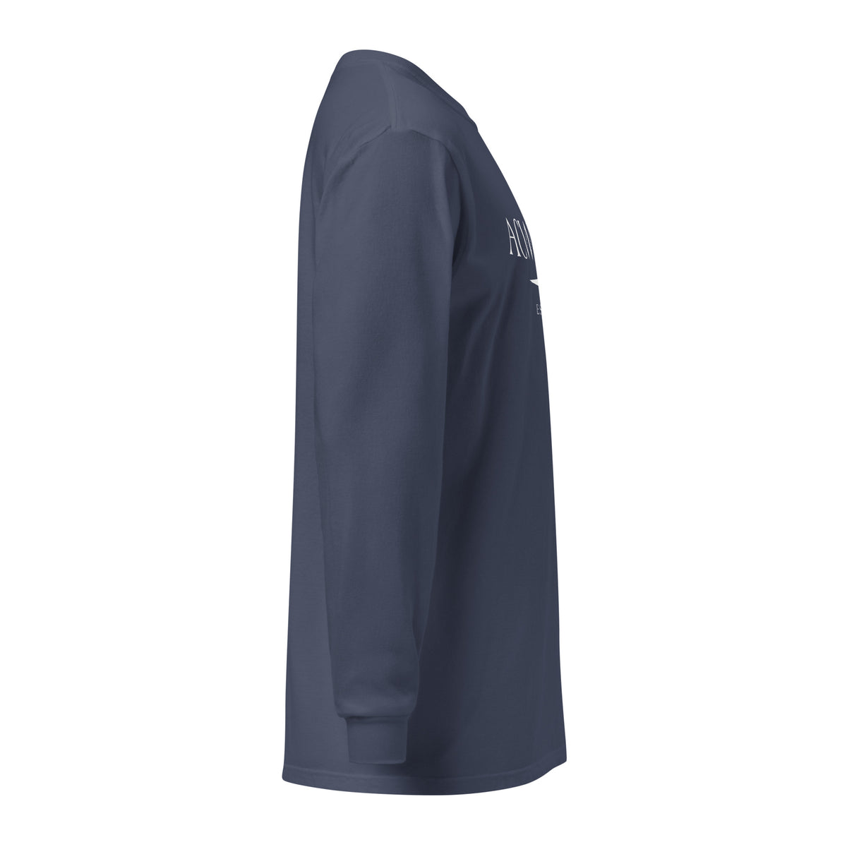Acworth GA long sleeve shirt in Navy with white ink, North GA Local