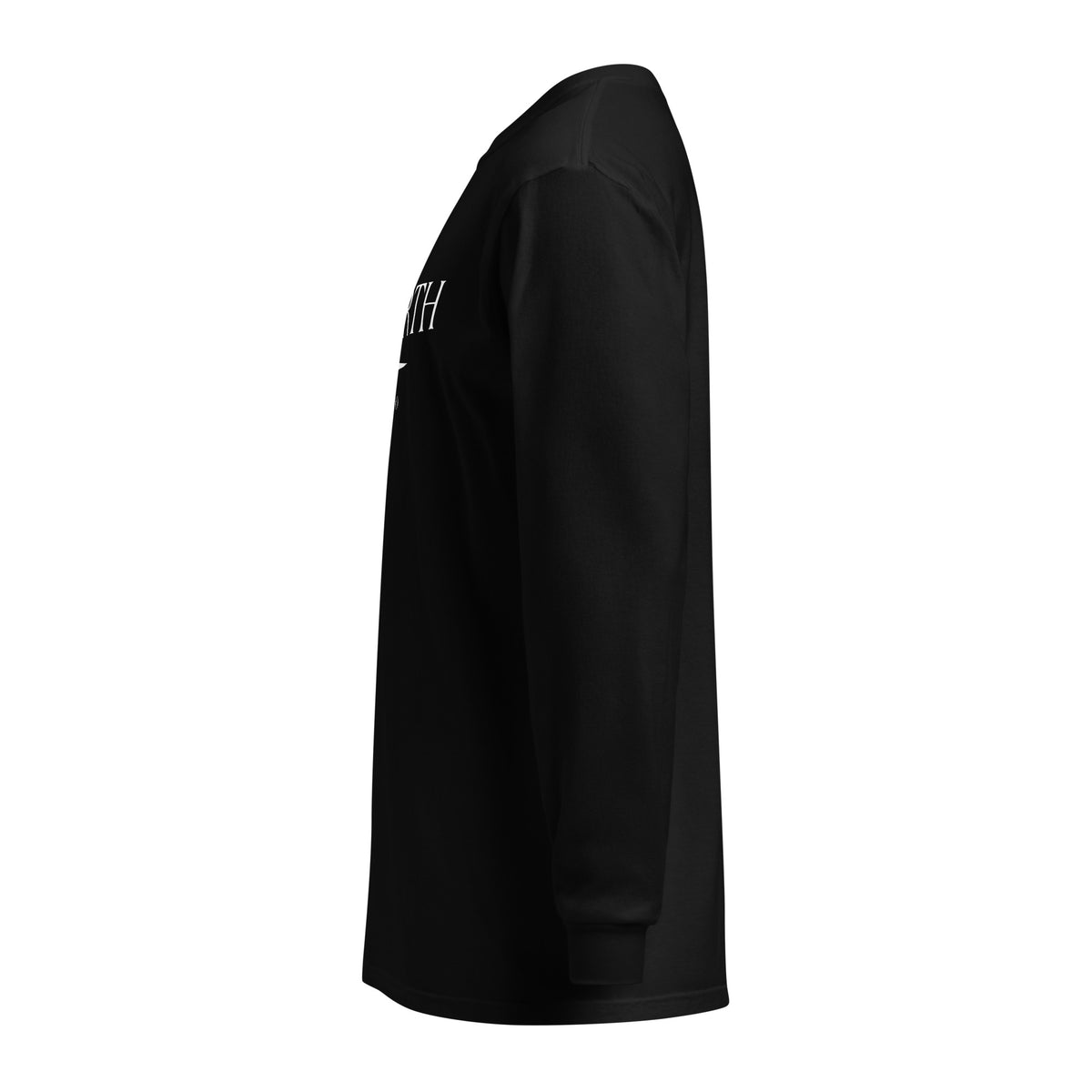 Acworth GA long sleeve shirt in Black with white ink, North GA Local