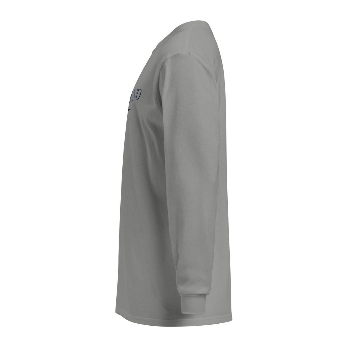 Ball Ground GA long sleeve shirt in Grey with navy ink, North GA Local