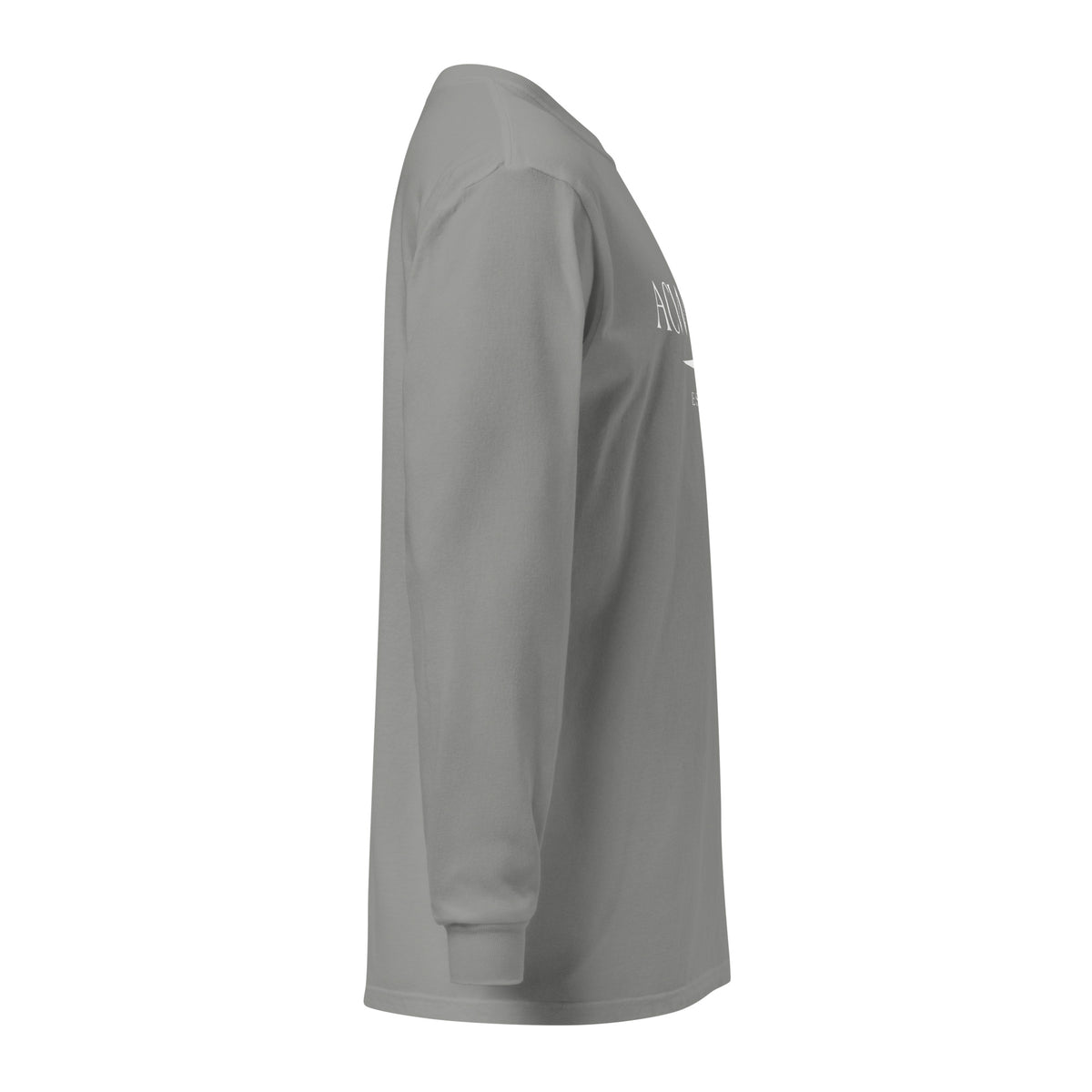 Acworth GA long sleeve shirt in Grey with white ink, North GA Local