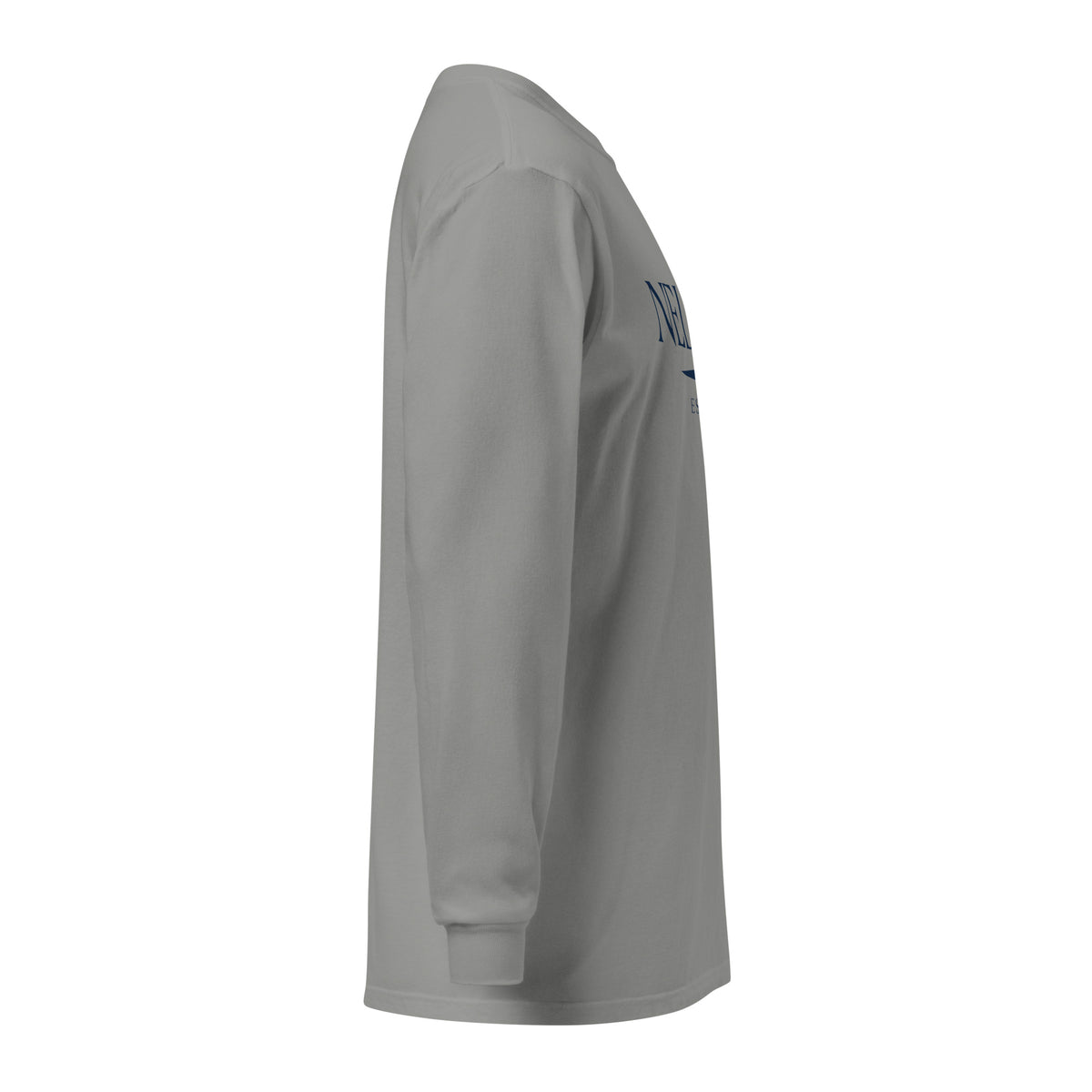 Nelson GA long sleeve shirt in Grey with navy ink, North GA Local