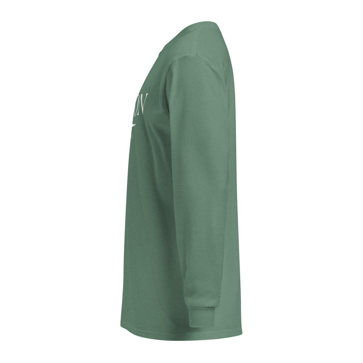 Nelson GA long sleeve shirt in Light Green with white ink, North GA Local