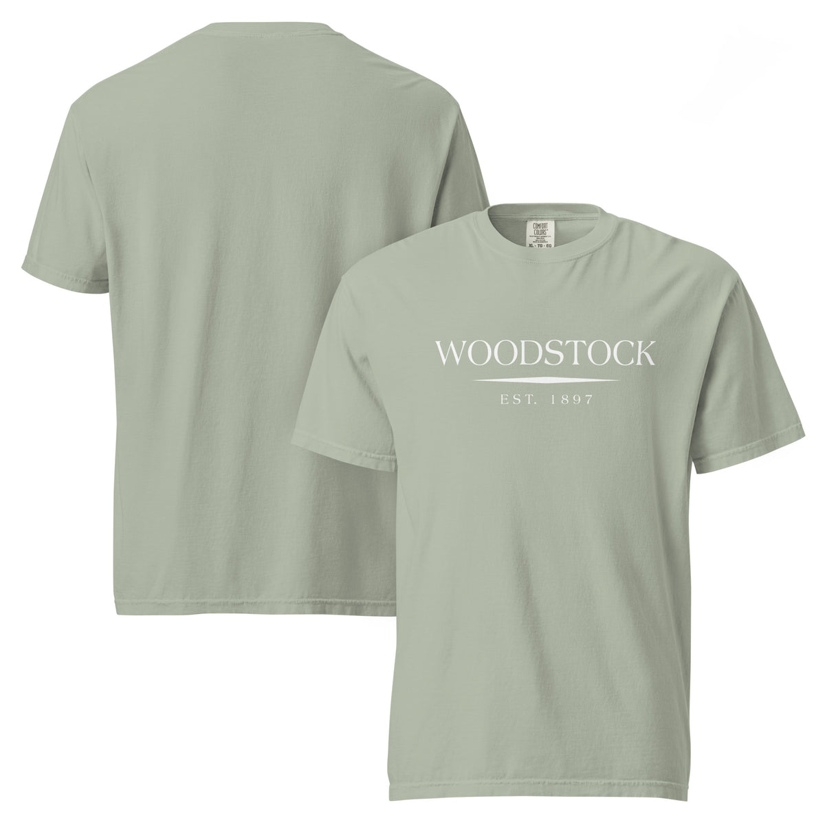 Woodstock GA t-shirt in Bay with white ink, North GA Local