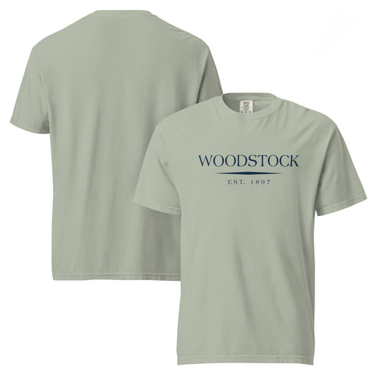 Woodstock GA t-shirt in Bay with navy ink, North GA Local